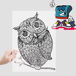 8.5"x11" Silk Screen Printing Waterproof Inkjet Transparent Film Paper 100 sheet - Picture 1 of 13