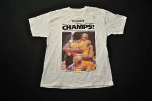 NEU Vintage Los Angeles Lakers Champs Shirt Kobe Shaq Hug 2000 Indiana NBA Finals 20 - Bild 1 von 6