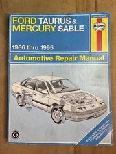Haynes Ford Taurus & Mercury Sable 1986 - 1992 Automotive Repair Manual B1