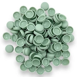 Pale Sage Grey, zweiteilig matt 10/12g Domschraube Snap-Caps™ Abdeckung Kunststoffschrauben - Bild 1 von 3