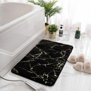 Non-Slip Bath Mats Super Absorbent Shower Bathroom Carpets Soft Toilet Floor Fau