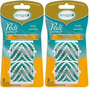 Amope Pedi Perfect Exfoliating Brush Refills for Dry Skin, 2 Refills (2 Pack) - Picture 1 of 1