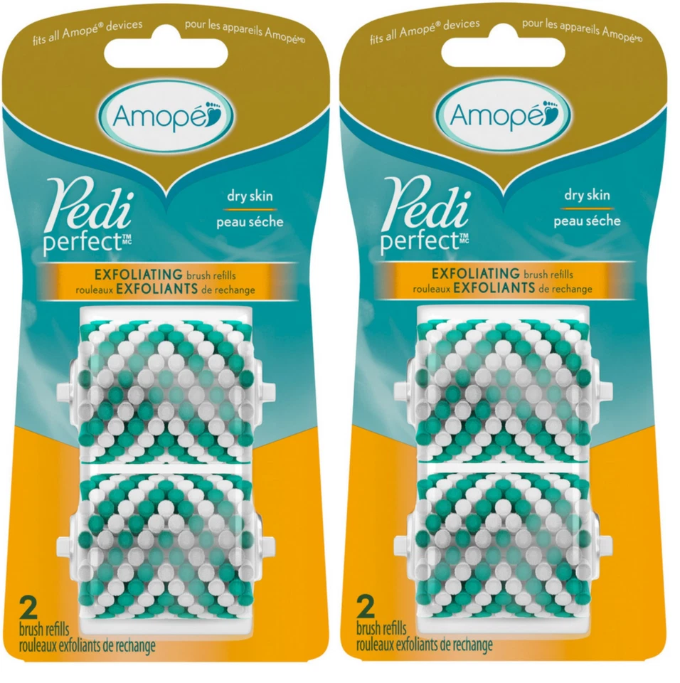 Amope Pedi Perfect Exfoliating Brush Refills for Dry Skin, 2 Refills (2 Pack) - Image 1 of 1