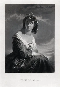 Das Weib des Lootsen. Originaler Stahlstich; von Simon um 1850 - Picture 1 of 1