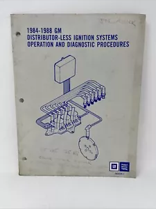 1984-1988 GM distribuidor sistemas de encendido sin distribuidor diagnóstico de operación manual 1987 - Imagen 1 de 5