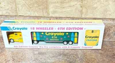 CRAYOLA 18 WHEELER 4TH EDITION TRUCK WITH 8 CRAYOLA CRAYONS POR - Image 1 of 4