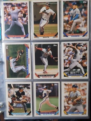 1993 Topps base cards 251-500 Pick from drop down list - Image 1 of 3