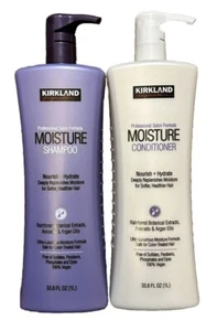 Champú y acondicionador Kirkland Signature Moisture Nourish + Hidrato 33,8 oz cada uno - Imagen 1 de 2