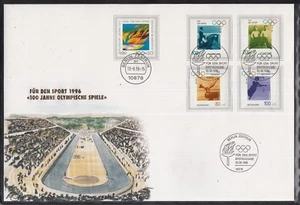 C 25 ) Germany Fantastic Cover - 100 years of Olympic Games of a 2 Giant FDC - Picture 1 of 2