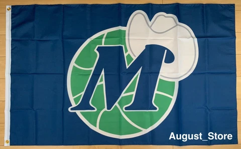 Dallas Mavericks 3x5 ft Flag Banner NBA Mavs Retro Old School Throwback Cover