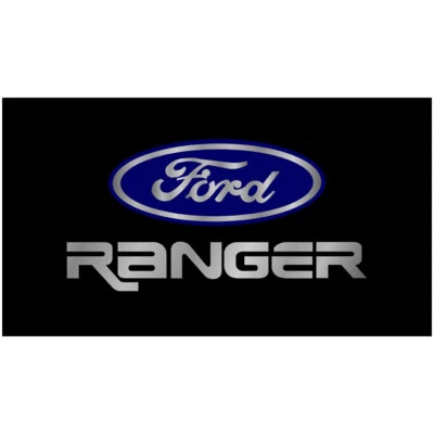 Ford Ranger Carbon Steel License Plate (Black) - Image 1 of 4