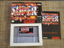 Super Street Fighter II 2 (SNES Super Nintendo) with Box & Manual, Authentic