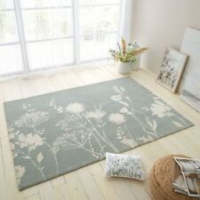 Downstairs Meadowsweet Floral Rug Green