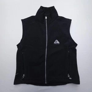 Vintage Nike ACG Fleece Vest Youth Boys Medium 8-10 Black USA Thermal Layer - Picture 1 of 8