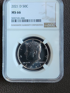 2021 D NGC MS66 Kennedy Half Dollar