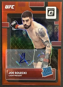 Joe Solecki Autograph 38/99 Donruss Optic UFC Rated Rookies Signatures Red #117 - Picture 1 of 3