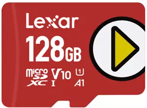 Lexar PLAY microSDXC™ UHS-I card 128GB Class 10 U3 V30 A2 - Picture 1 of 1