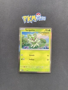 JCC Pokémon Sprigatito Escarlata y Violeta 013/198 Promo Holo LP. - Imagen 1 de 3