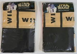 Vintage Star Wars 1998 Pillowcase Yoda & Obi-WAN Kenobi NOS SEALED (Lot Of 2) - Picture 1 of 12