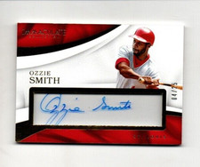 OZZIE SMITH 2017 PANINI IMMACULATE COLLECTION AUTO #IA-OS - 04/25 - RARE REDUCED