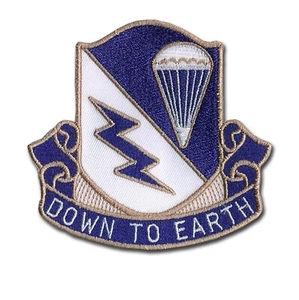 507th Infantry Reg Embroidered Patch - Airborne - 3 1/2" X 3 1/4" with Hook Loop - Picture 1 of 3