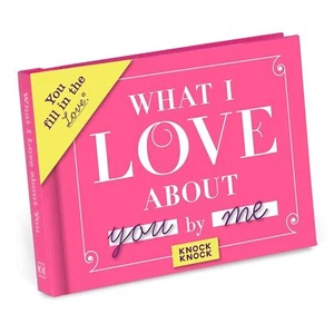 Libro Knock Knock What I Love about You Fill in the Love Fill-in-the-Blank Gift - Imagen 1 de 7