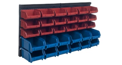 VIC_SPACE1 30 Hardware Drawers Storage Bin Compartment Nails Screw Beads Jewelry Wall Mount