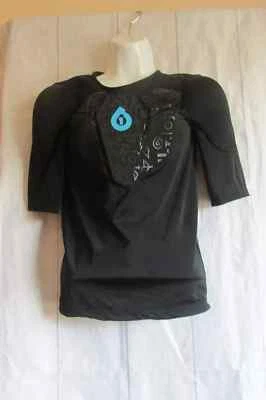 Camiseta Sixsixone Niños Negra Protección Body Armor Talla Pecho 14 Largo 24 pulgadas Foto 1 de 4