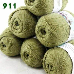 Sale 6 Ballsx50gr LACE Rugs Acrylic Wool Cashmere Hand Crochet Knitting Yarn 911 - Picture 1 of 10