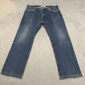 Jeans Levis uomo 44x32 blu denim 505 gamba dritta americano lavaggio medio adulto - Foto 1 di 14