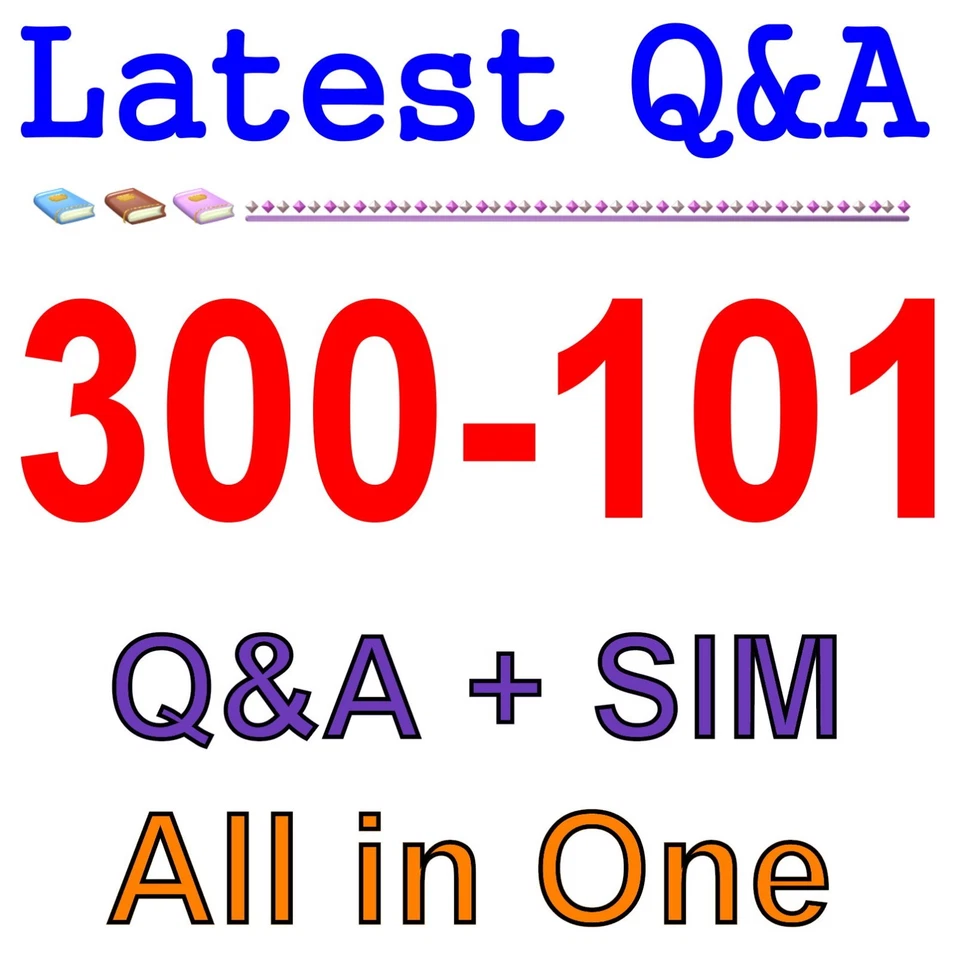 New Cisco Best Practice Material For 300-101 Exam Q&A+SIM - Image 1 of 1
