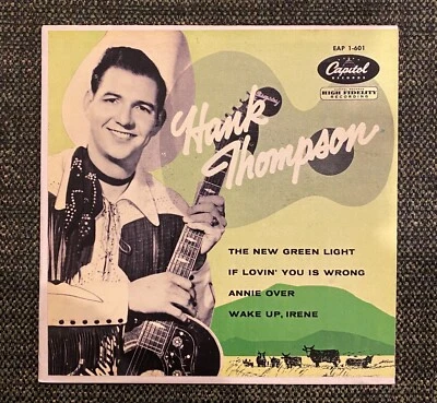 Hank Thompson And His Brazos Valley Boys ‎– The New Green Light JAPAN 7"ep Foto 1 de 3