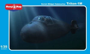 Mikro Mir 35-014 - 1/35 Triton 1-M Submarino Enano Soviético, kit modelo a escala - Imagen 1 de 12