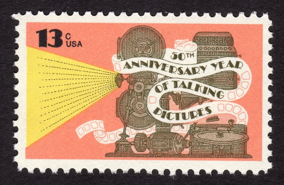 Scott #1727 Talking Pictures Anniversary Single Stamp - MNH - Image 1 of 1