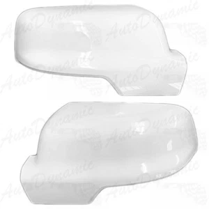 FITS 2019-2024 NEW RAM 1500 2PCS GLOSSY WHITE REPLACEMENT CLIP-ON MIRROR CAP - Bild 1 von 3