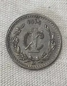 1915 Mexico 1 Centavo Zapata - Picture 1 of 3
