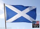 SZKOCJA Szkocki Krzyż św. Andrzeja Saltir 3x5 SuperPoly FLAG Baner *WYPRODUKOWANO W USA