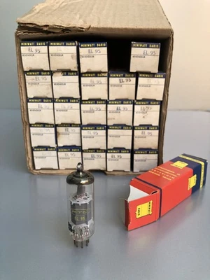 Lot of 10 Miniwatt Dario EL95 valvo, Hamburg NOS/NIB tube/valves/ Röhre - Tested - Image 1 of 4