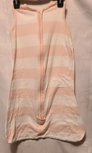 Burt's Bees childrens white & pink sleep sack Sleepwear M 6-12 Months - Picture 1 of 2