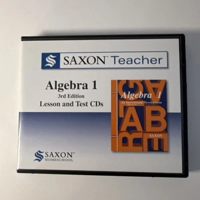 saxon teacher Algebra 1 (3rd edition) lesson and test CDs - Image 1 of 2
