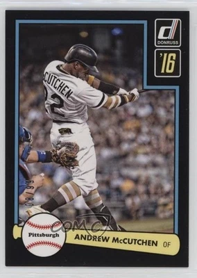2016 Panini Donruss 1982 Design Black Border /99 Andrew McCutchen #D82-16 - Image 1 of 2