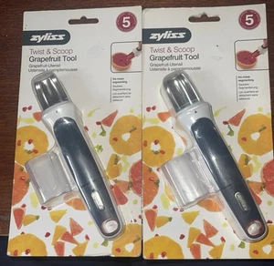 Zyliss Twist & Scoop Grapefruit Werkzeuge kein Durcheinander Segmentieren NEU versiegelt 2er Set! - Bild 1 von 5