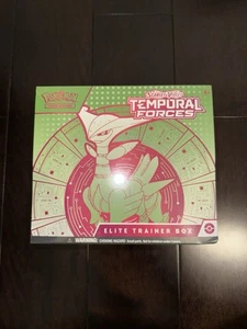 Pokemon Scarlet & Violet Temporal Forces Elite Trainer Box | Iron Leaves - Picture 1 of 6
