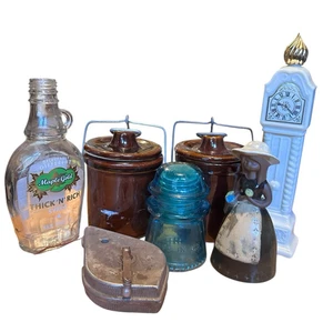 Vintage Lot Hemingray 16 Dirigent Avon Mini Crocks Kreiderolle Landhaus Mädchen Glocke - Bild 1 von 23