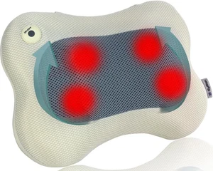 Zyllion Massaggiatore Schiena e Collo Shiatsu con Calore - Impastare Elettrico 3D Profondo... - Foto 1 di 9