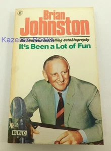 Signed Brian Johnston Cricket Autobiography Book Its Been A Lot Of Fun 1976 PB - Picture 1 of 10