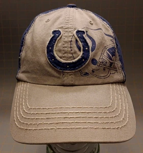 Med '47 The Franchise Indianapolis Colts NFL Gráfico Envejecido Gorra Gorra - Imagen 1 de 8