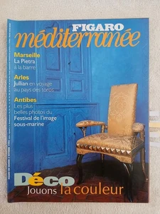 FIGARO MEDITERRANEE 10/1998 PIETRA FESTIVAL IMAGE SOUS MARINE SAVON DE MARSEILLE - Picture 1 of 8