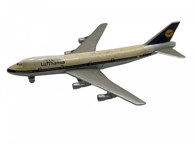 Modellino treno aereo Lufthansa Boeing 747 1:600. Condizione vedi foto - Immagine 1 di 3