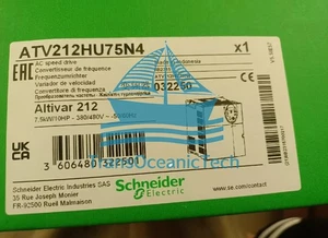 Neu Original ATV212HU75N4 Frequenzumrichter ATV212HU75N4 kann Versand beschleunigen - Bild 1 von 2